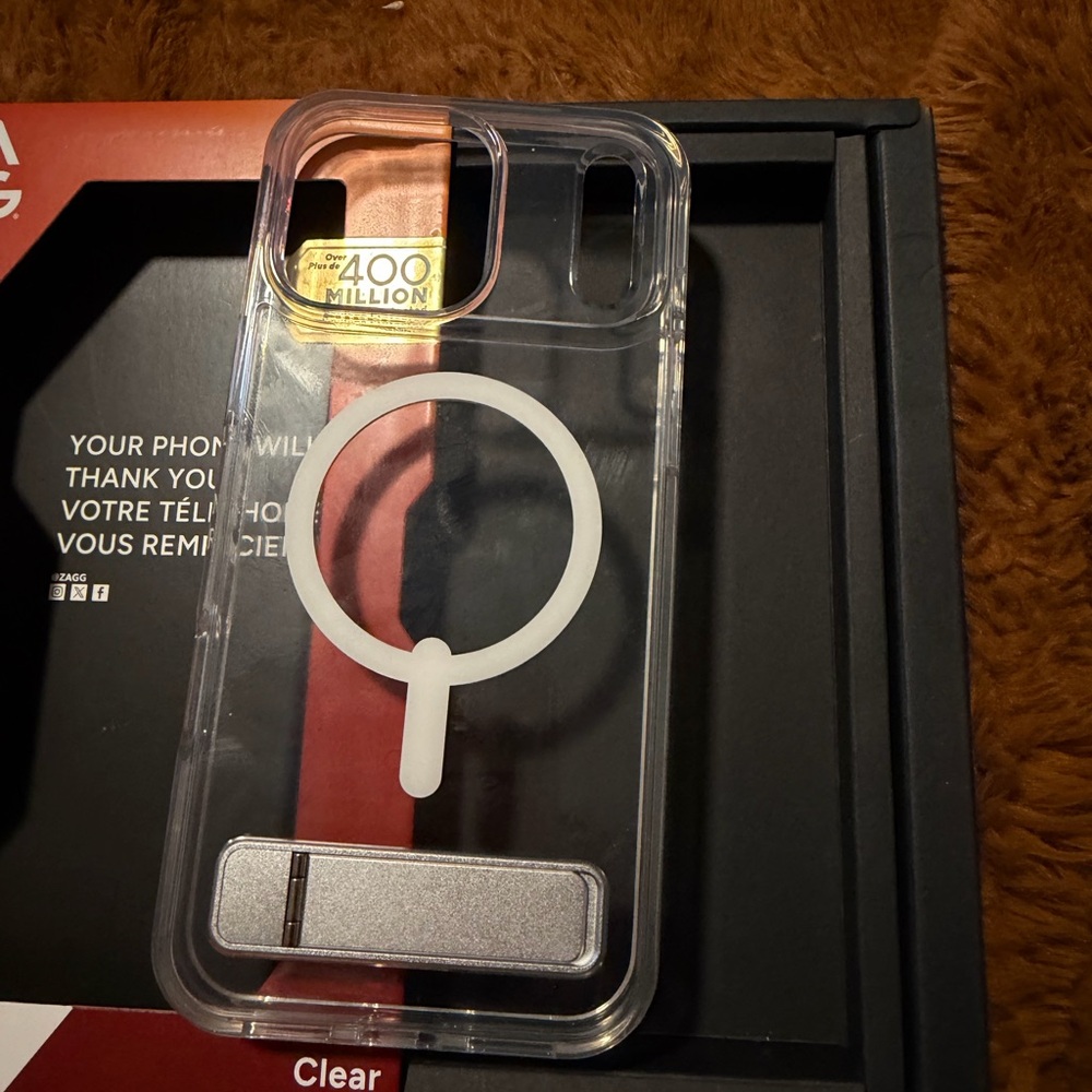 Transparent Phone Case with Stand